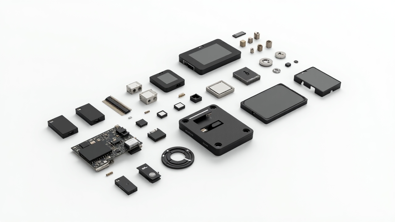 Hardware wallet internal components