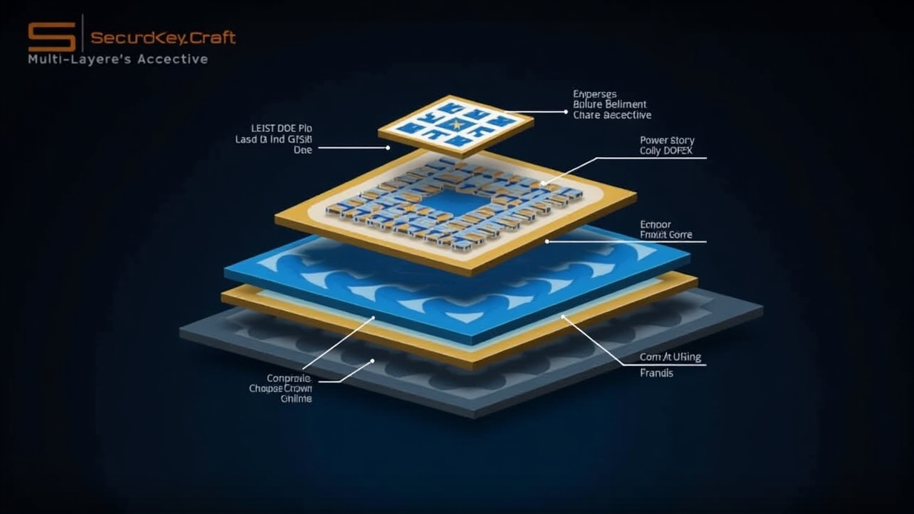 Multi-layered security architecture diagram
