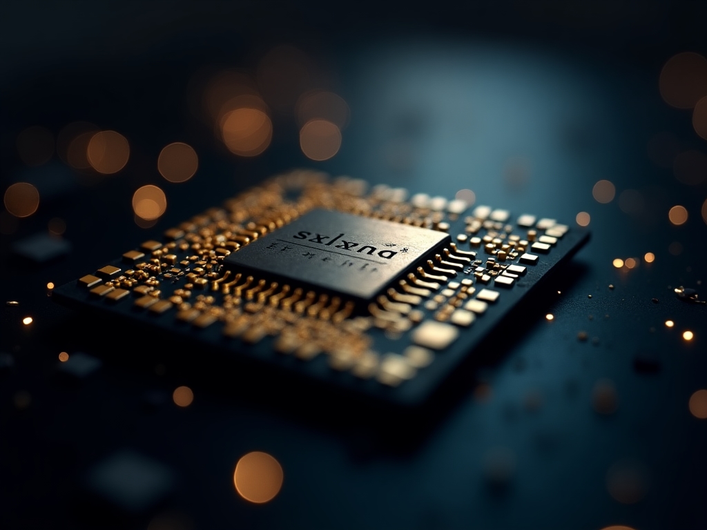 Secure Element Chip Close-up