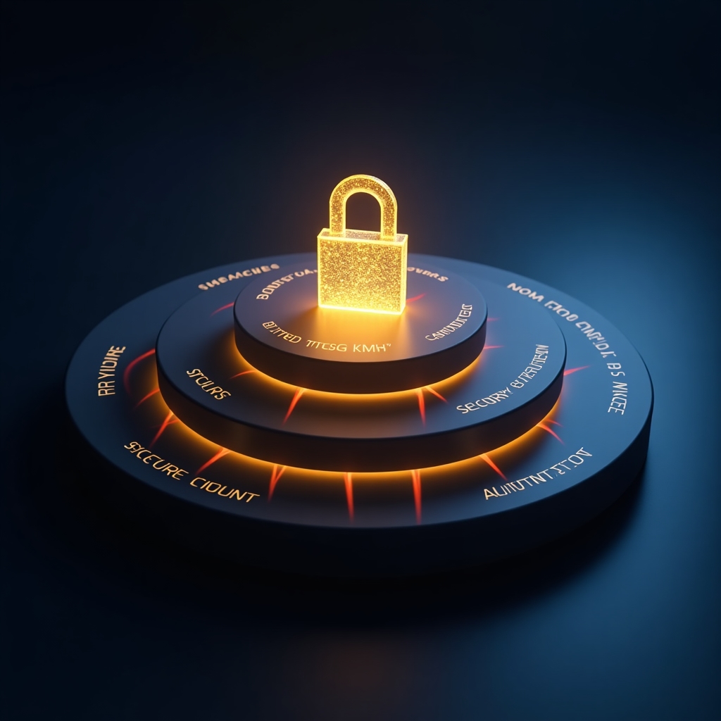 Multi-layer security architecture diagram